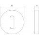INTERSTEEL ROZET SET ROND MET SLEUTELGAT RVS GEBORSTELD
