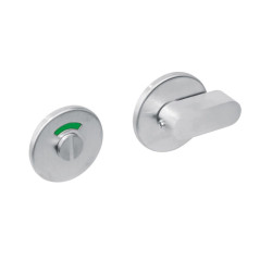 INTERSTEEL ROZET TOILET-/BADKAMERSLUITING ROND PLAT RVS GEBORSTELD