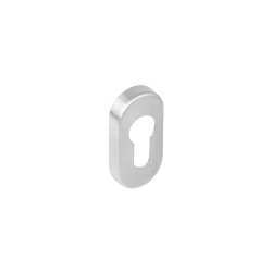 INTERSTEEL ROZET PROFIELCILINDERGAT OVAAL RVS GEBORSTELD