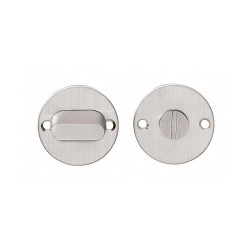 INTERSTEEL ROZET ROND PLAT 50 MM TOILET-/BADKAMERSLUITING ZONDER VENST