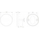 INTERSTEEL ROZET TOILET-/BADKAMERSLUITING STAAL RVS GEBORSTELD