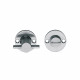 INTERSTEEL ROZET MET TOILET-/BADKAMERSLUITING ø¸42X2 MM RVS GEBORSTELD