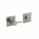 INTERSTEEL ROZET MET TOILET-/BADKAMERSLUITING VIERKANT 42X42X2 MM RVS