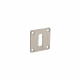 INTERSTEEL ROZET MET SLEUTELGAT VIERKANT 42X42X2 MM RVS GEBORSTELD