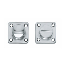INTERSTEEL ROZET TOILET-/BADKAMERSLUITING VIERKANT CHROOM MAT