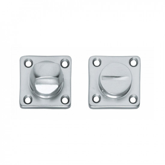 INTERSTEEL ROZET TOILET-/BADKAMERSLUITING VIERKANT CHROOM MAT