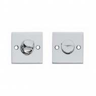 INTERSTEEL ROZET VIERKANT MET TOILET-/BADKAMERSLUITING CHROOM