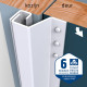 SECUSTRIP PLUS BUITENDR 7-13MM 2115MM WIT