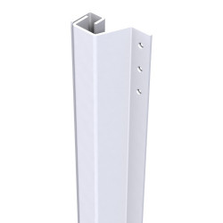 SECUSTRIP PLUS BUITENDRAAIEND - TERUGLIGGING 0-6MM - L2300MM - RAL 9010 - WIT