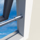 SECUBAR TWIST RVS COMBI SET IN DE DAG 95 CM