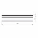 SECUCARE ANTISLIP STICKER - LANGWERPIG 19 X 600 MM - BINNEN & BUITEN (TRAP, 15 TREDEN) - TRANSPARANT