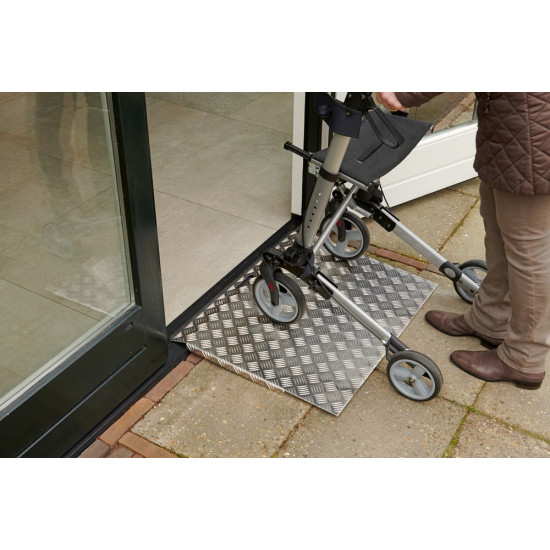 SECUCARE DREMPELHULP ALUMINIUM - TYPE 3 - BREEDTE 78CM - HOOGTE 5-15CM