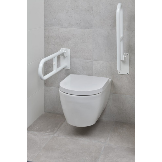 SECUCARE TOILETBEUGEL - OPKLAPBAAR - LENGTE 60CM - WIT