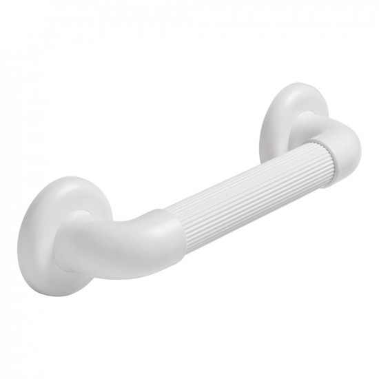 SECUCARE WANDBEUGEL BASIC - 30CM - GERIBBELD KUNSTSTOF - WIT