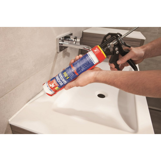 GRIFFON SILICONE SANITAIRE S-200 TRANSPARANT KOKER300 ML NL/FR/EN