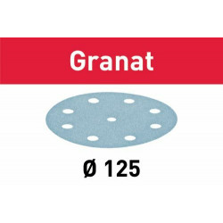 SCHUURPAPIER GRANAT STF D125/8 P220 GR/10