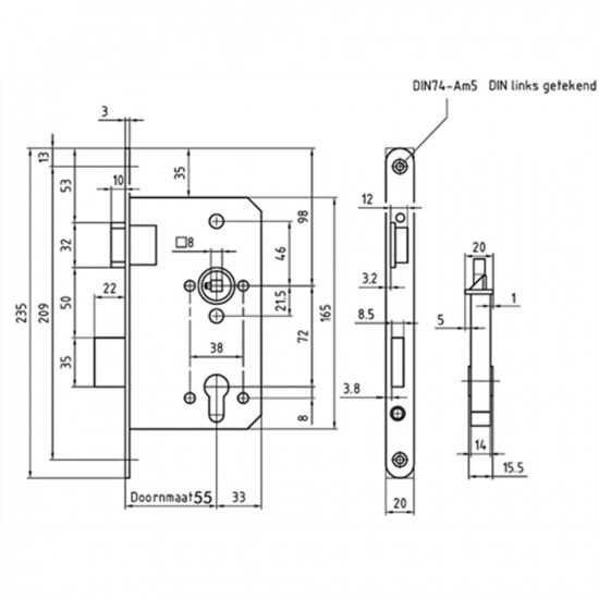 MAUER 9055 PZW 55 MM SKG** D.RS RVS