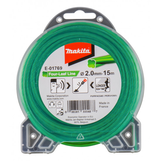 KLAVERBLADVORMIGE MAAI DRAAD 2MM-15M DIAMETER 2,00 MM LENGTE 15 M
