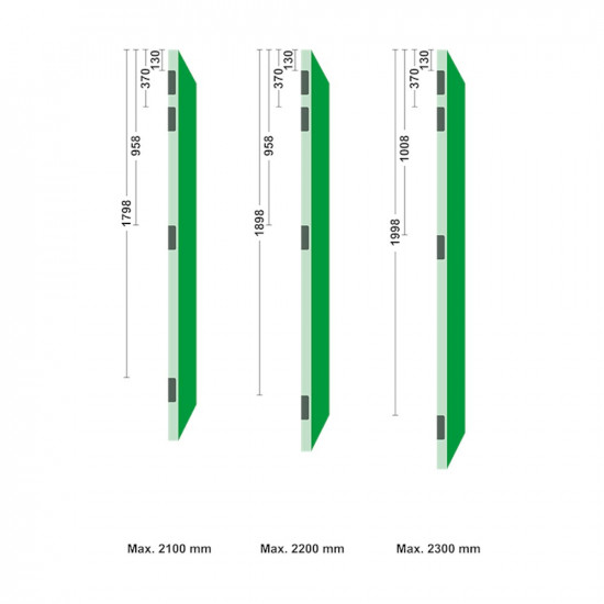 HEAVY DUTY VEILIGHEIDS SCHIJFLAGERSCHARNIER/89X175X3/RONDHOEK/ST. TOPC./SKG3/LOS