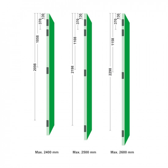 HEAVY DUTY VEILIGHEIDS SCHIJFLAGERSCHARNIER/89X175X3/RONDHOEK/ST. TOPC./SKG3/LOS