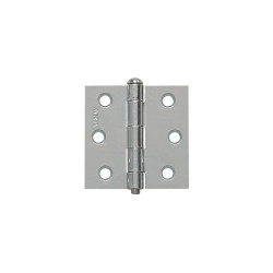ONGELAGERD SCHARNIER/63X63X2.0/RECHTHOEK/STAAL TOPCOAT
