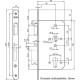 699/31-60 DR.4 PANIEKDEURSLOT, ZELFVERGRENDELEND, DM60MM, PC72MM, KRUK