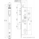 9673/07-35 DR.4 PANIEKDEURSLOT, DM35MM, PC92MM, GEDEELDE KRUKGAT 8MM,