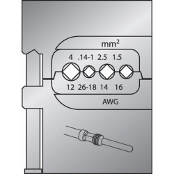 KRIMPTANGSET INDUSTRIE 4-DLG. - S 8140 J