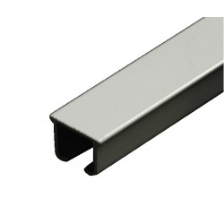 HCO U-RAIL DE LUXE ALUMINIUM WIT GELAKT 150CM