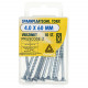 SPAANPLAATSCHROEF PK TX MET NIBS+SNIJPUNT VZ 4.0 X 60 MM 10ST