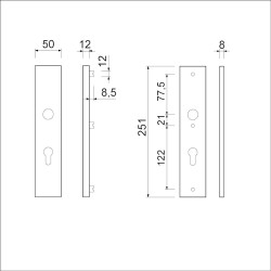VHB 251/50 BUITEN EN BINNEN PC72 F2 DD.38/42 MM