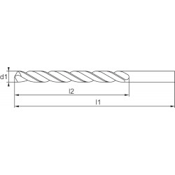 INTERNATIONAL TOOLS ECO HSS SPIRAALBOOR DIN 338 GEWALST 3‚4 MM