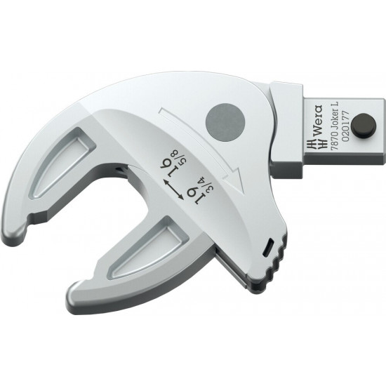 7870 JOKER L ZELFINSTELLENDE INSTEEK-STEEKSLEUTEL VOOR SLEUTELMAAT 16-19 MM, 9X12 MM, 9X12 X 16-19 X 5/8-3/4" X 77 MM
