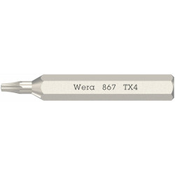 867/0 MICRO BITS VOOR BINNEN TORX® SCHROEVEN, TX 4 X 30 MM