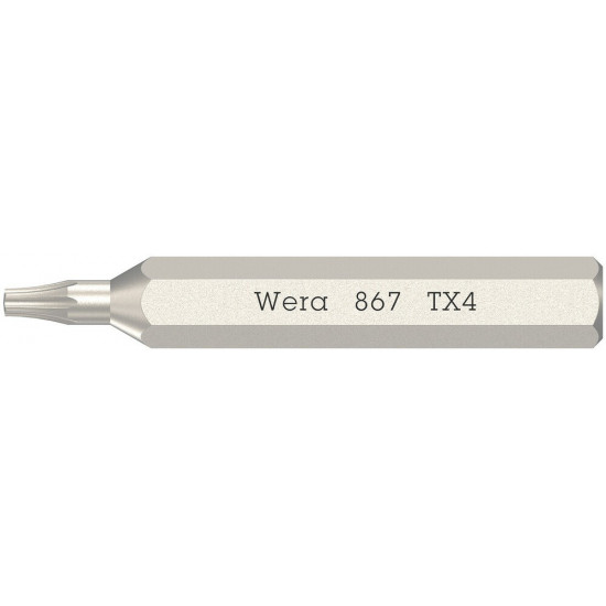867/0 MICRO BITS VOOR BINNEN TORX® SCHROEVEN, TX 4 X 30 MM