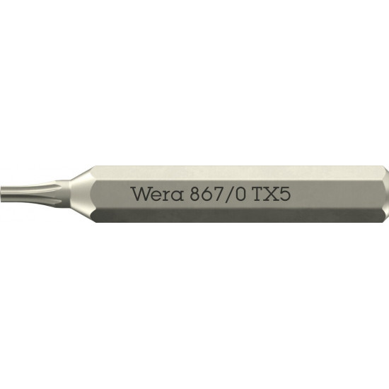 867/0 MICRO BITS VOOR BINNEN TORX® SCHROEVEN, TX 5 X 30 MM