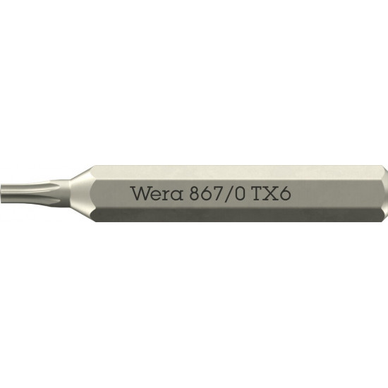 867/0 MICRO BITS VOOR BINNEN TORX® SCHROEVEN, TX 6 X 30 MM