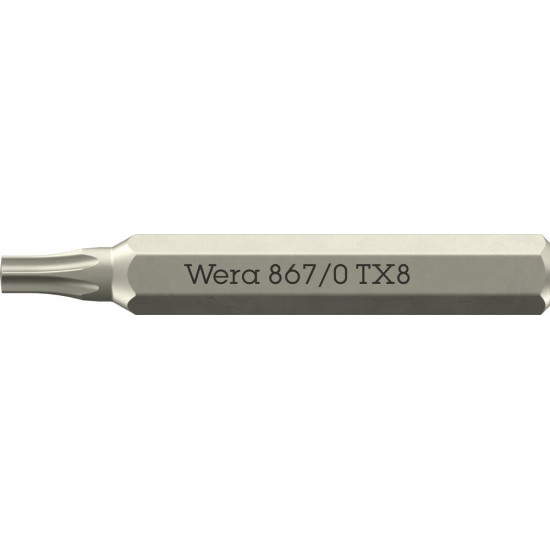 867/0 MICRO BITS VOOR BINNEN TORX® SCHROEVEN, TX 8 X 30 MM