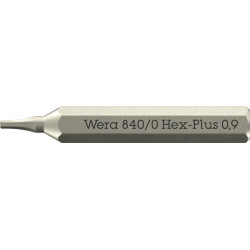 840/0 MICRO BITS HEX-PLUS VOOR BINNENZESKANT-SCHROEVEN, 0.9 X 30 MM