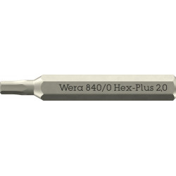 840/0 MICRO BITS HEX-PLUS VOOR BINNENZESKANT-SCHROEVEN, 2 X 30 MM