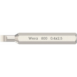 800/0 MICRO BITS VOOR SLEUFSCHROEVEN, 0.40 X 2.5 X 30 MM