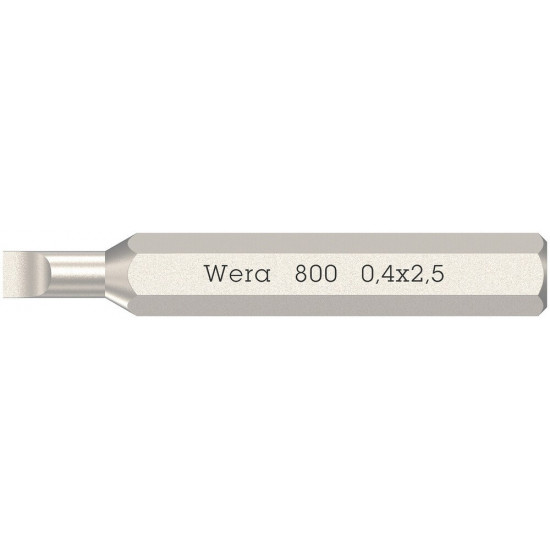 800/0 MICRO BITS VOOR SLEUFSCHROEVEN, 0.40 X 2.5 X 30 MM