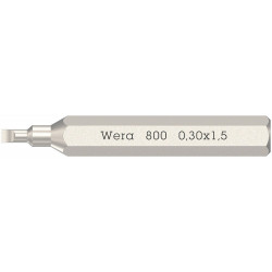 800/0 MICRO BITS VOOR SLEUFSCHROEVEN, 0.3 X 1.5 X 30 MM