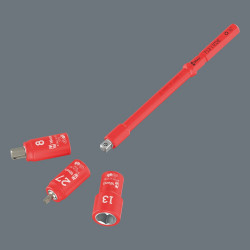 KRAFTFORM KOMPAKT A VDE 712 I ADAPTERKLING, GEISOLEERD, VOOR 1/4" DOPPEN, 1/4" X 154 MM