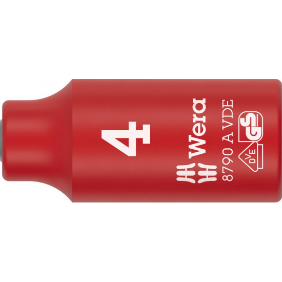 8790 B VDE ZYKLOP DOP, GEISOLEERD, VOORZIEN VAN 1/4" AANDRIJVING, 4 X 41 MM