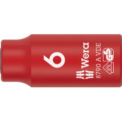 8790 B VDE ZYKLOP DOP, GEISOLEERD, VOORZIEN VAN 1/4" AANDRIJVING, 6 X 41 MM