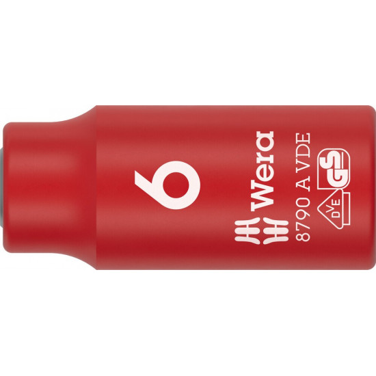 8790 B VDE ZYKLOP DOP, GEISOLEERD, VOORZIEN VAN 1/4" AANDRIJVING, 6 X 41 MM