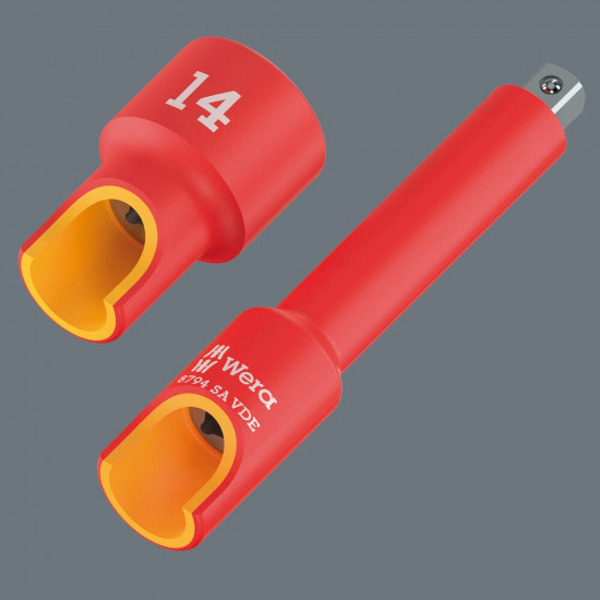 8790 B VDE ZYKLOP DOP, GEISOLEERD, VOORZIEN VAN 1/4" AANDRIJVING, 12 X 41 MM