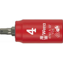 8740 B VDE HF ZYKLOP BITDOP, GEISOLEERD, MET 1/4" AANDRIJVING, MET VASTHOUDFUNCTIE VOOR BINNENZESKANTSCHROEVEN, 4 X 45 MM