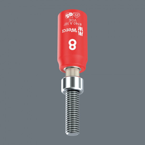 8740 B VDE HF ZYKLOP BITDOP, GEISOLEERD, MET 1/4" AANDRIJVING, MET VASTHOUDFUNCTIE VOOR BINNENZESKANTSCHROEVEN, 5 X 45 MM